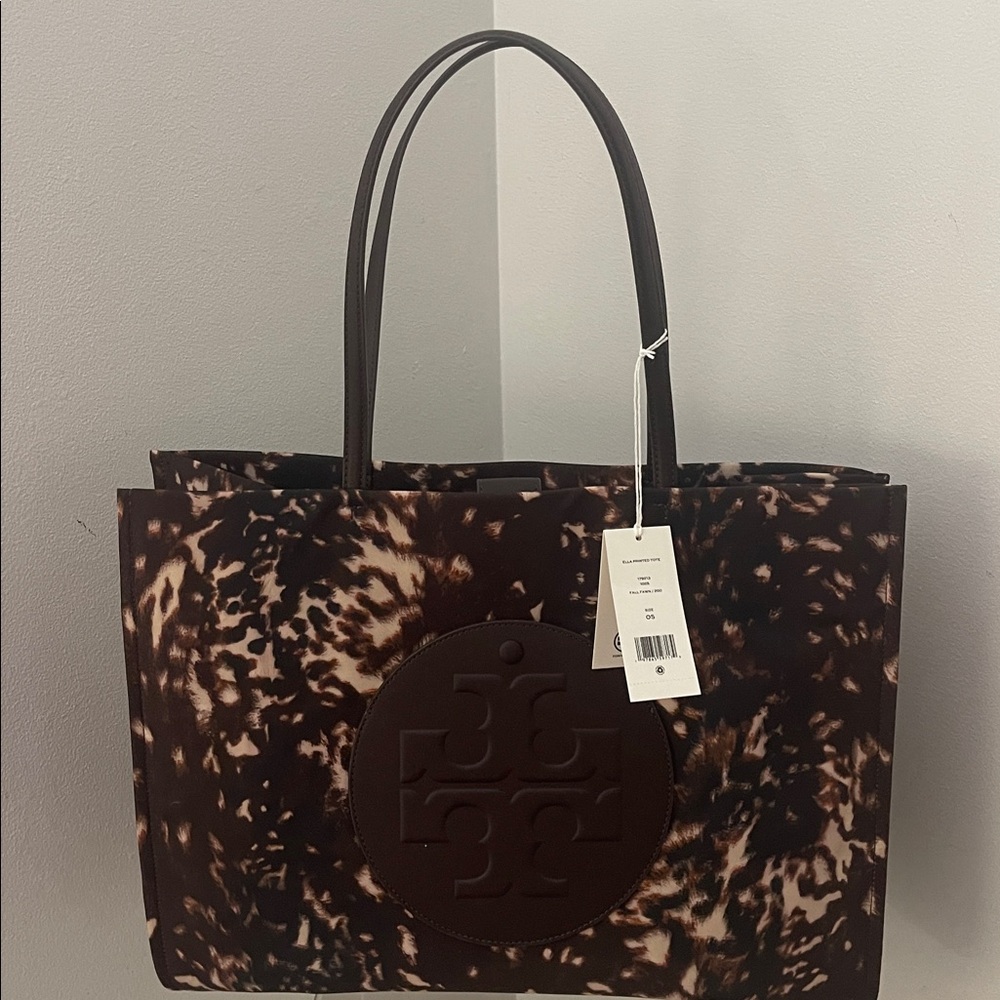 Tory Burch Tortoiseshell/Leopard Pattern Tote Bag… - image 13